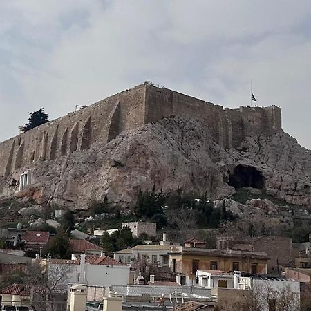 Plaka With Acropolis Rooftop View Access Aten Exteriör bild